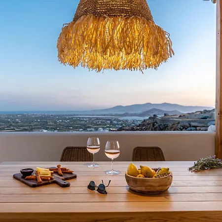 Eartha Horizon 3br With Private Pool Panoramic Sea Sunset View Naxos City