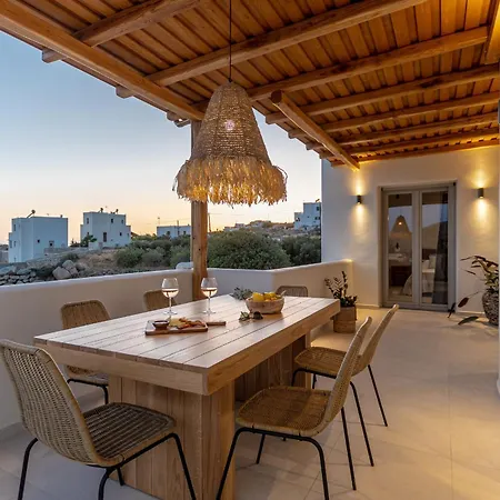Eartha Horizon 3br With Private Pool Panoramic Sea Sunset View Naxos City