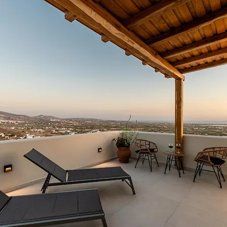 Vila Eartha Horizon 3br With Private Pool Panoramic Sea Sunset View Naxos City