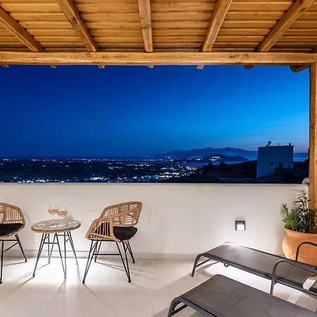 Eartha Horizon 3br With Private Pool Panoramic Sea Sunset View * Naxos City